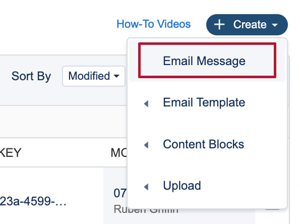 email message